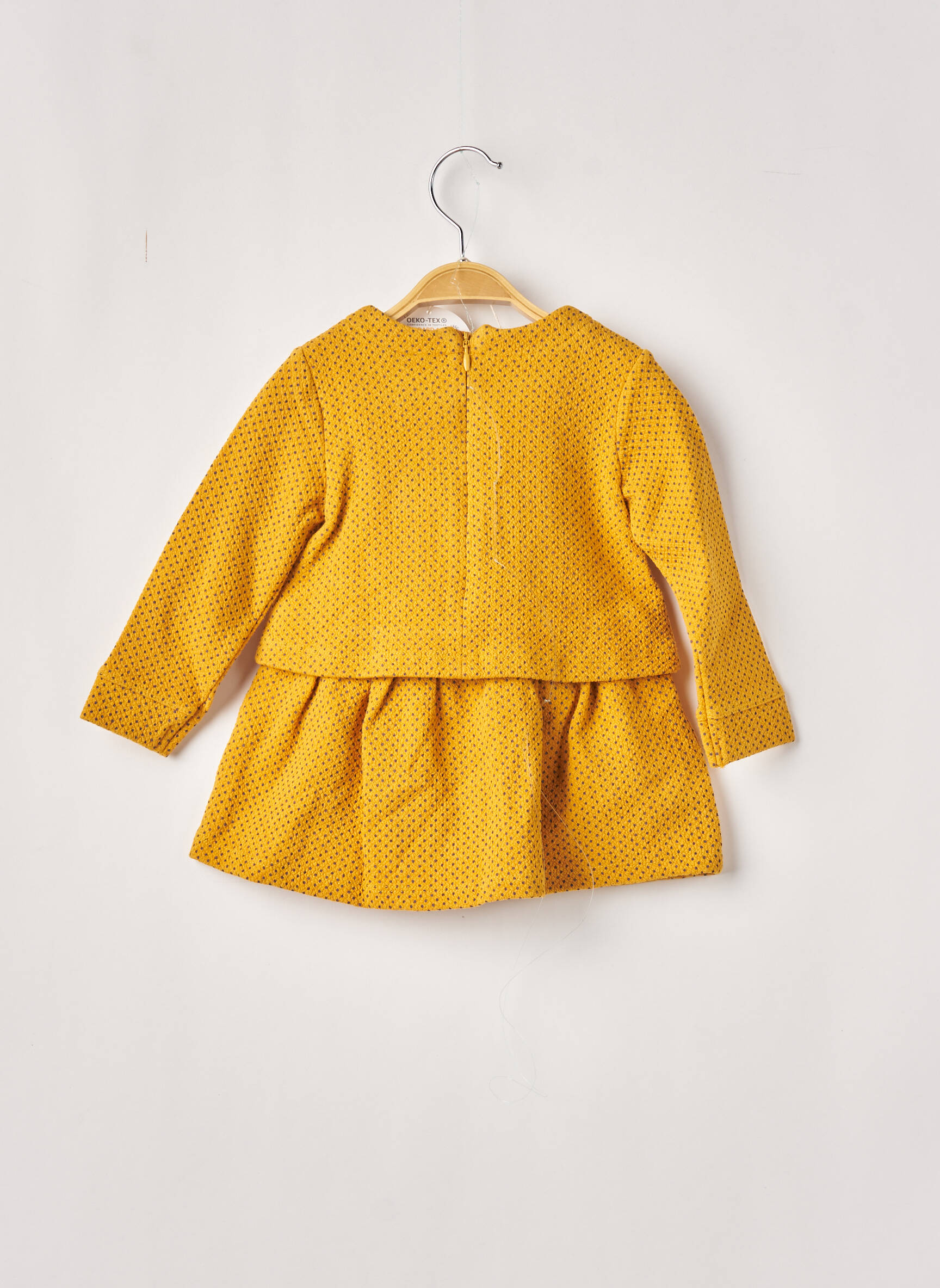 Boboli Robes Mi Longues Fille couleur jaune
