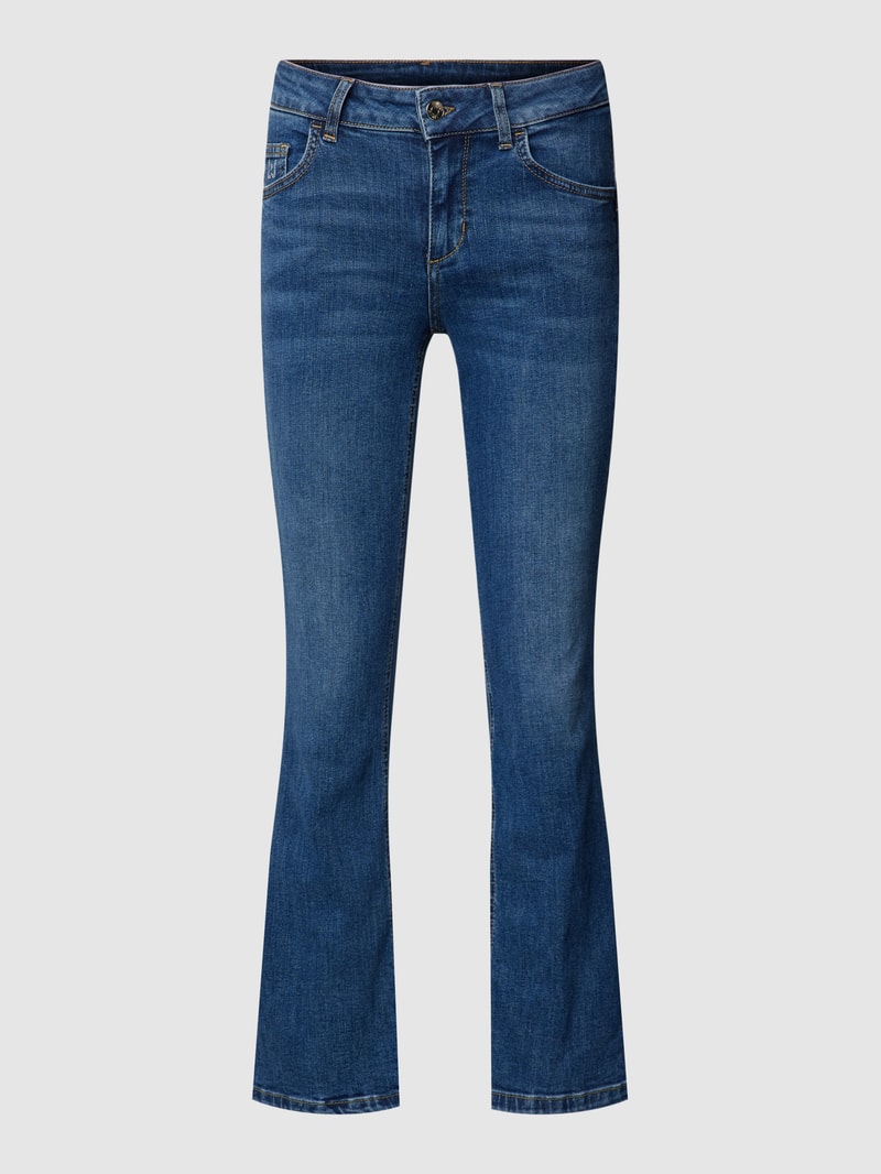 Bootcut Jeans im 5-Pocket-Design Modell 'FLY' in blau