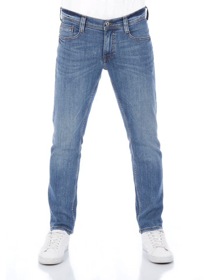 Mustang Jeans Oregon tapered in Blau günstig kaufen