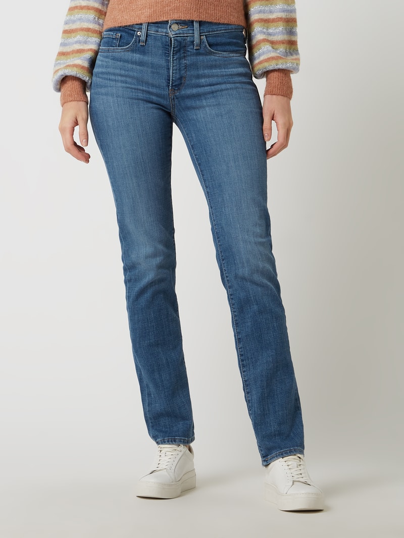 Shaping Straight Fit Jeans mit Viskose-Anteil Modell '314™' in blau