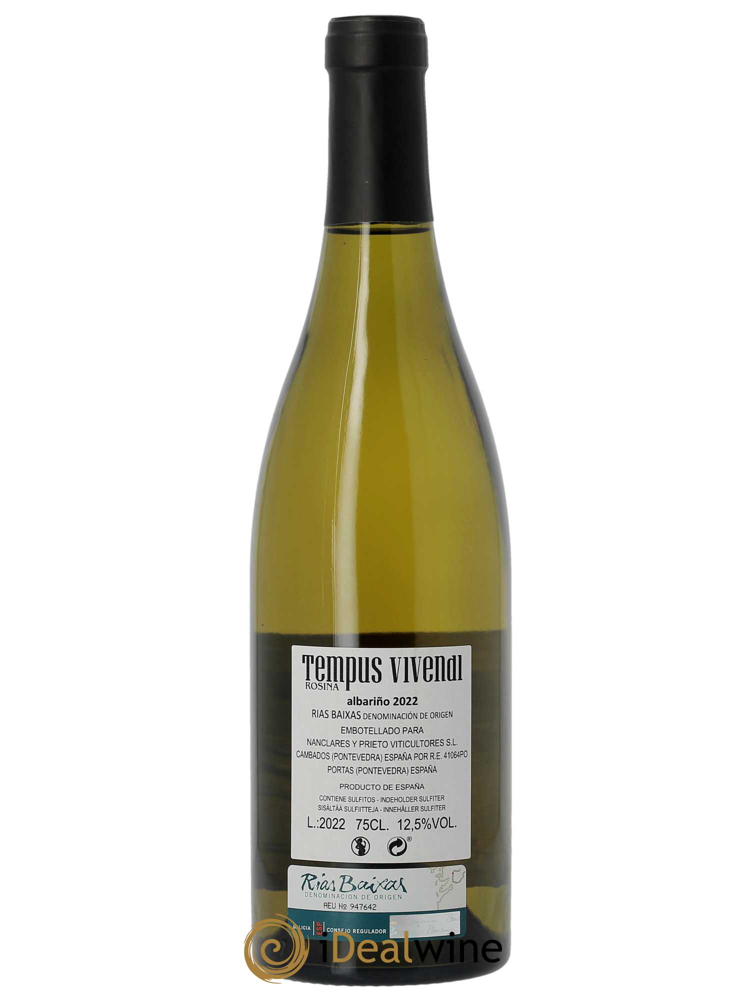 Rias Baixas Tempus Vivendi Nanclares y Prieto  2022 - Lot de 1 Bouteille