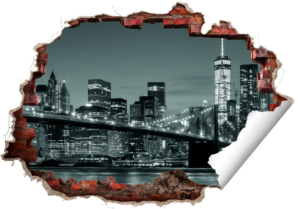 MAXXMEE 3D-Wandtattoo - Skyline