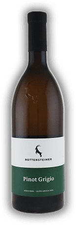 Hans Rottensteiner, Pinot Grigio, DOC, 2022, Südtirol  Hans Rottensteiner, Pinot Grigio, DOC, 2022, Südtirol   Jahrgang 2022 - 0,75	 Liter - Vol 14,5%