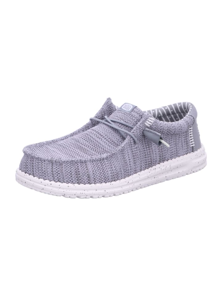 Hey Dude Herren Halbschuhe Wally in Grau günstig kaufen