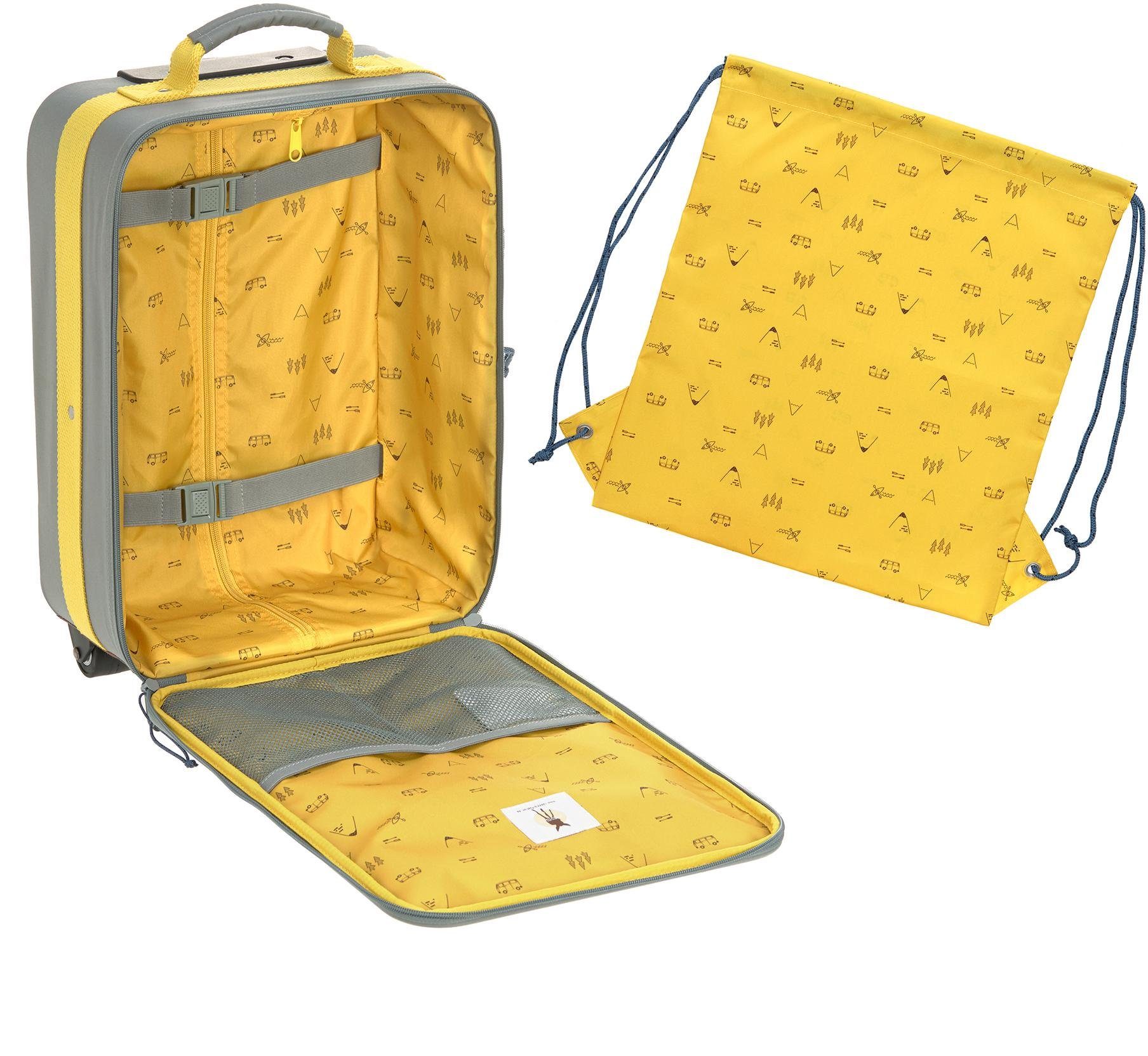 LÄSSIG Kinderkoffer Adventure, Bus, PETA-approved vegan