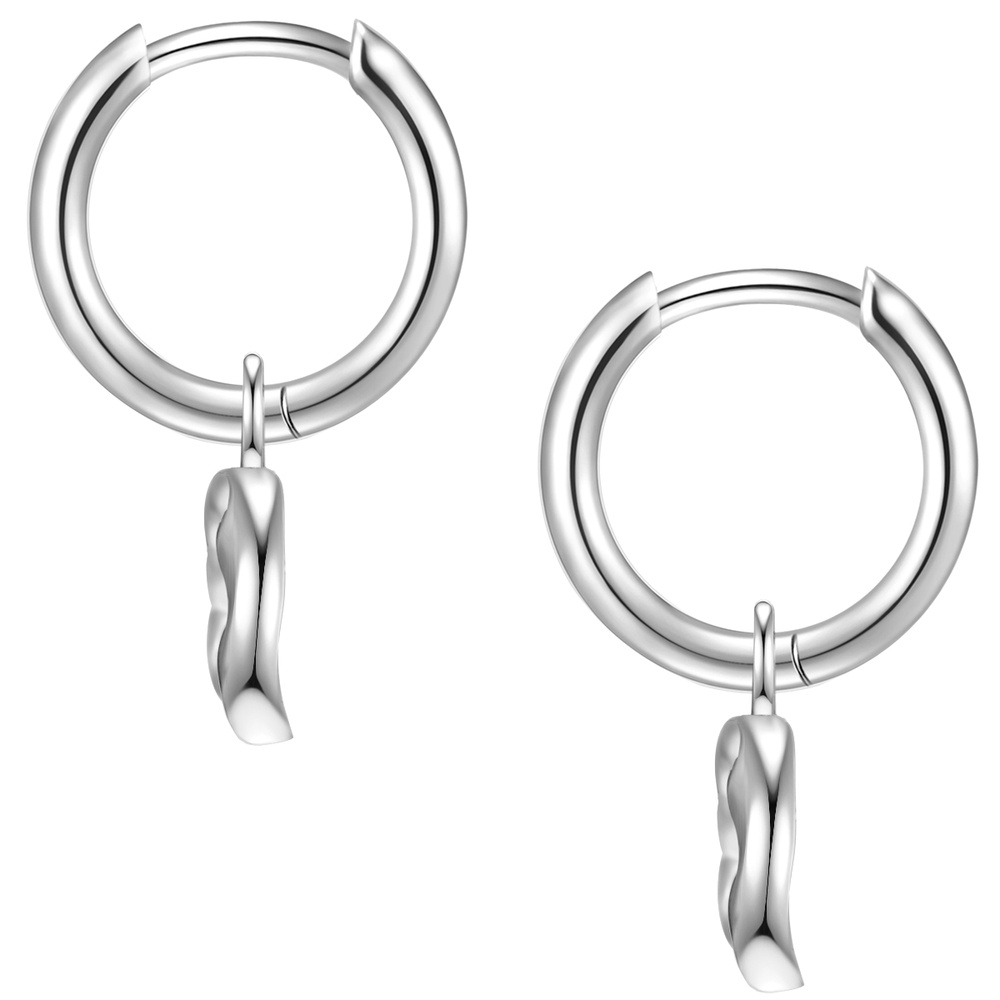 Glanzstücke München Créoles en argent Cercle Argent sterling en Argent Boucles d'oreilles