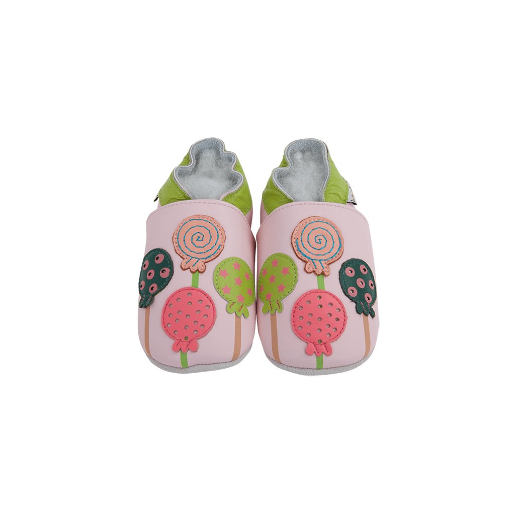 Lait et Miel Sucettes Krabbelschuhe mit Lollis