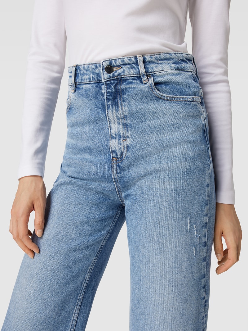 Jeans mit 5-Pocket-Design Modell 'MARLENE' in jeans