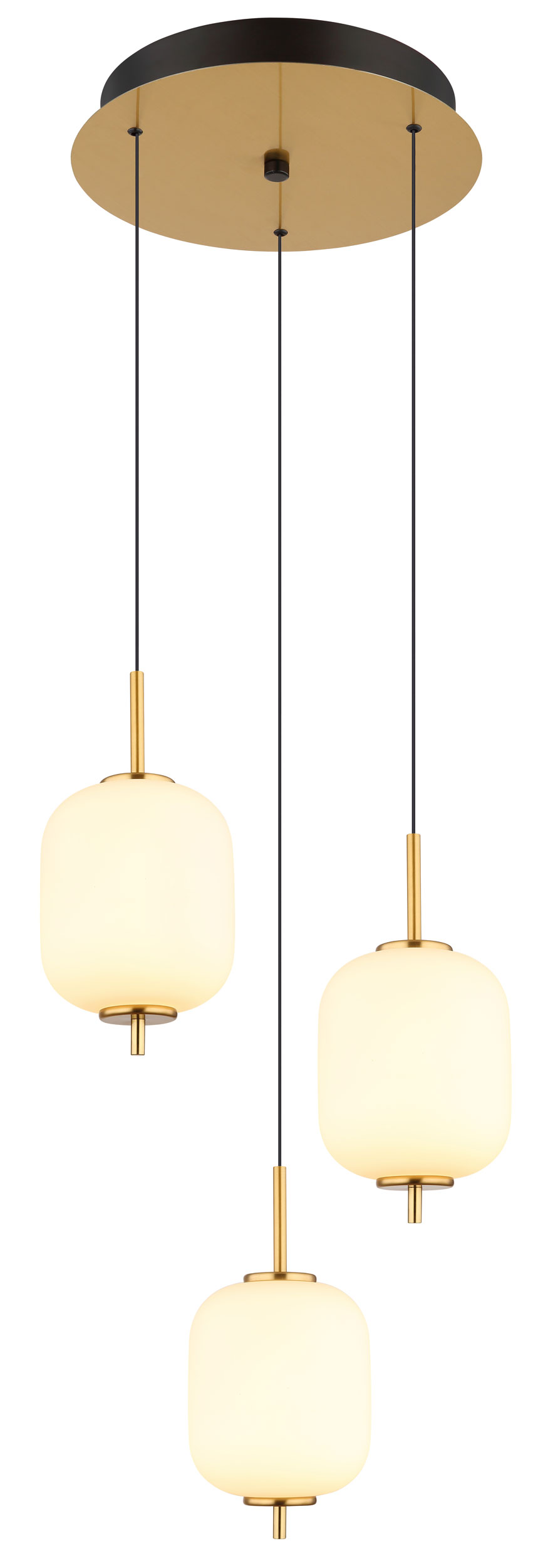 GloboLED-Pendelleuchte 3flg