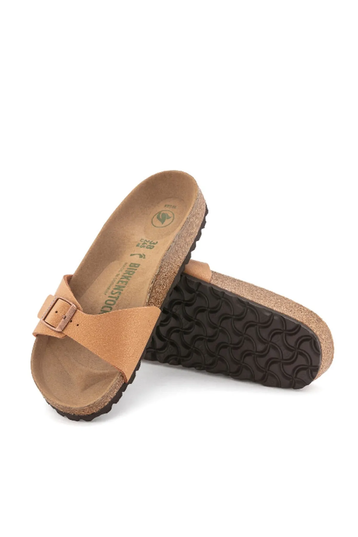 Birkenstock  Pantolette - Orange - Flacher Absatz
