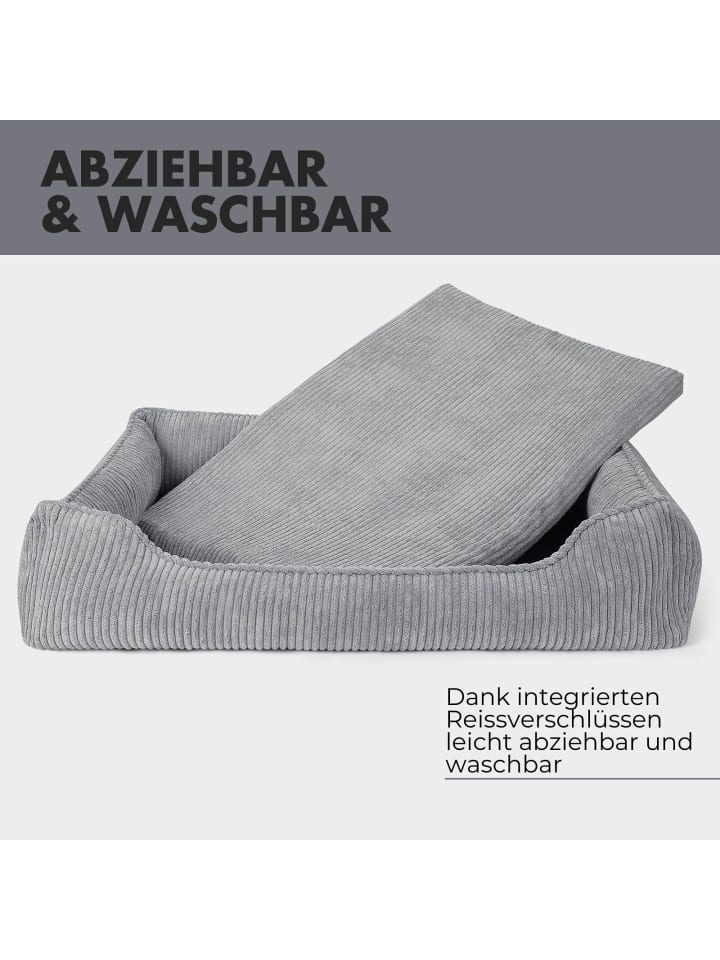 PAW WOW Hundebett Anton Cord Grau günstig kaufen