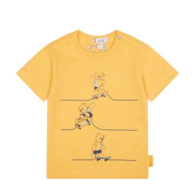 T-Shirt kurzarm, gelb für Jungs