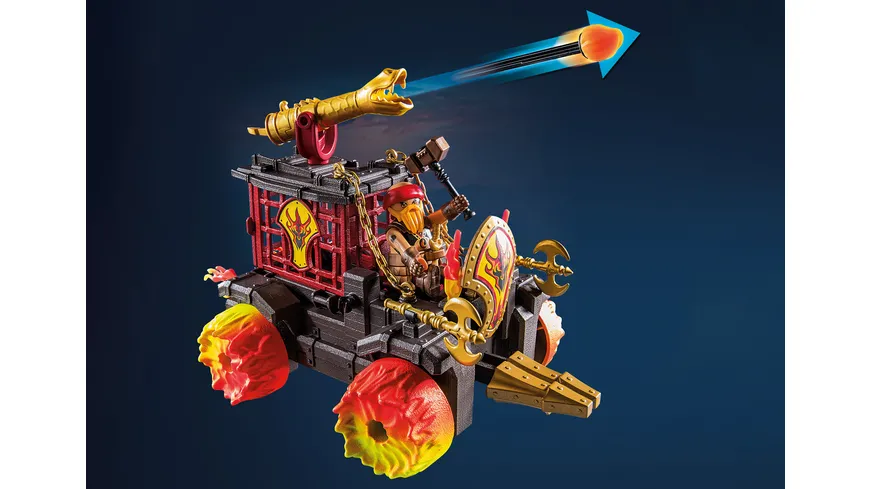 PLAYMOBIL 71299 - Novelmore - Burnham Raiders - Feuerkampfwagen