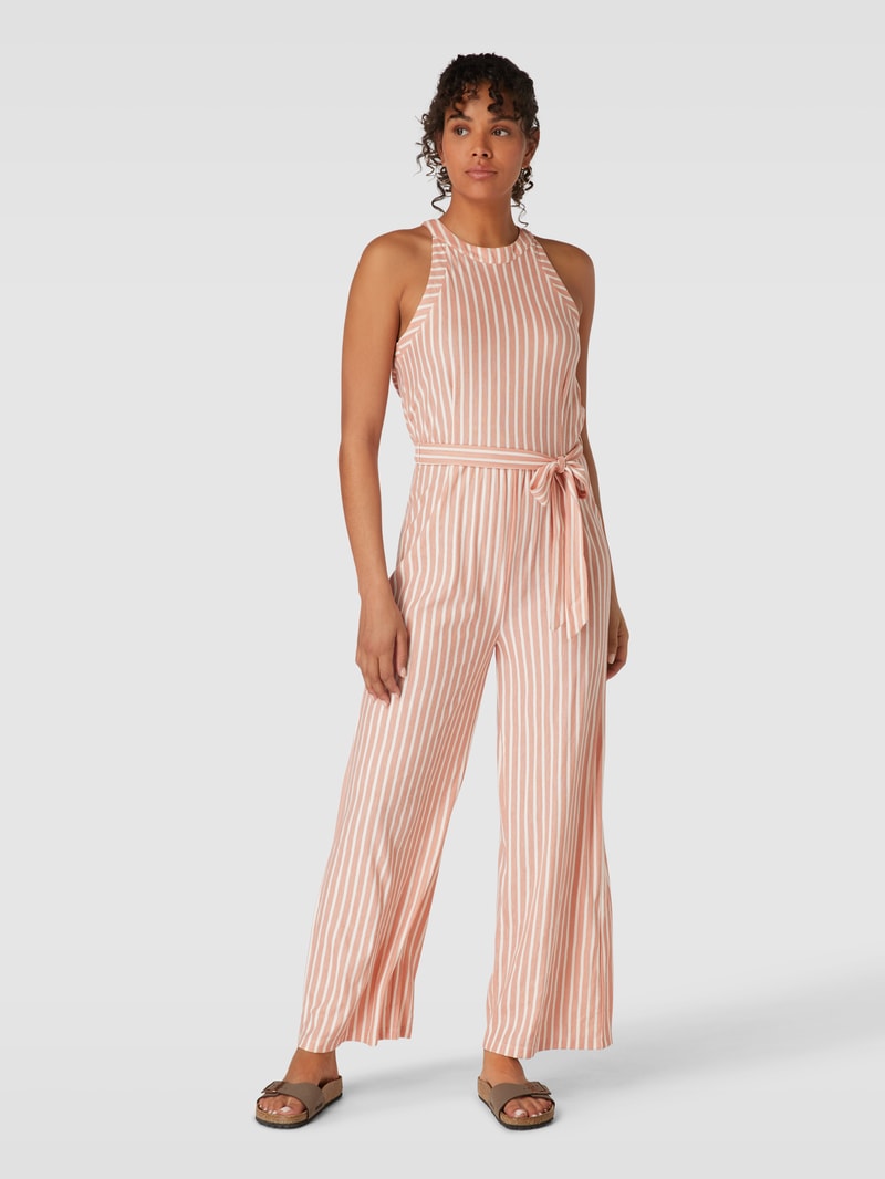 Jumpsuit mit floralem Muster Modell 'SHARON' in rosa