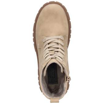 Puccetti Schnür Boots in beige