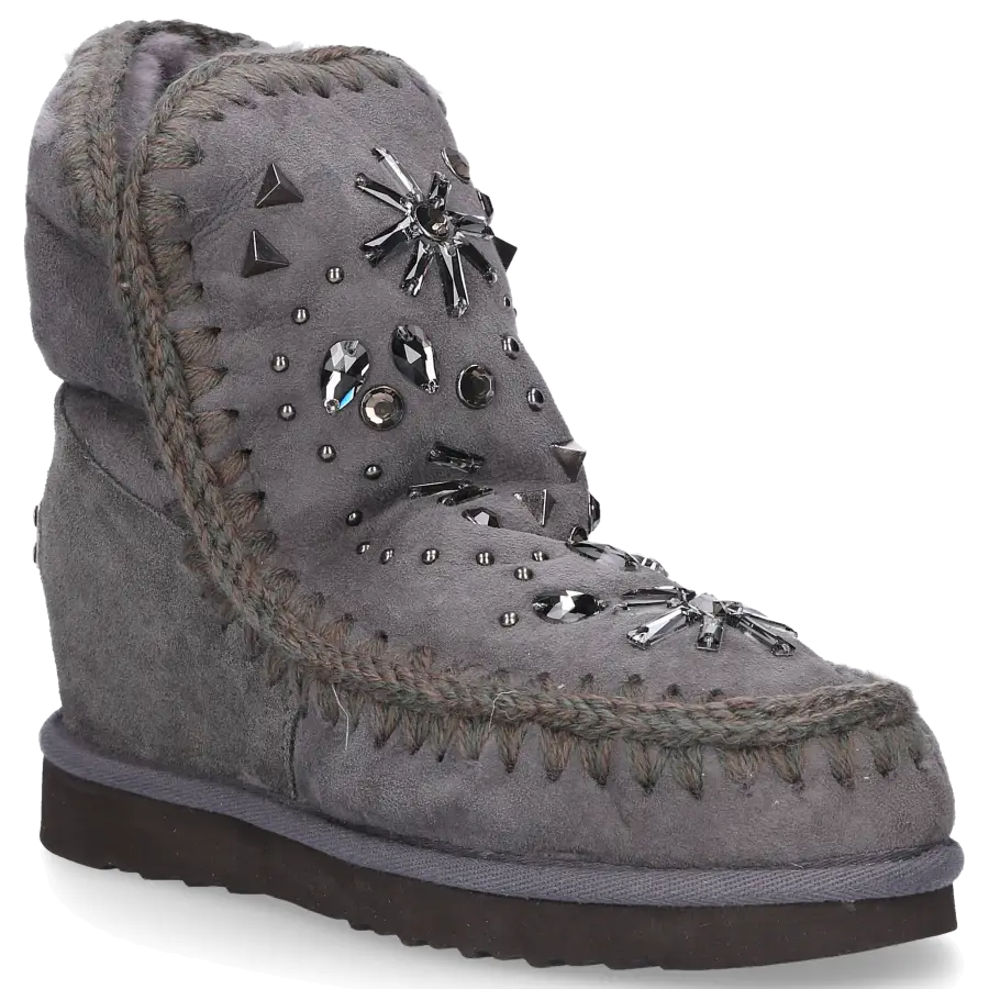 MOU - Snowboots NEW STONES gefüttert - grau