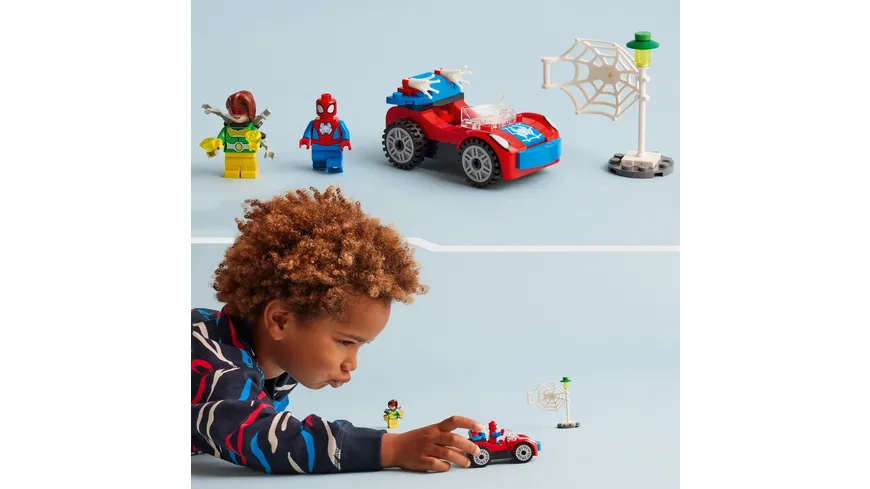 LEGO Marvel 10789 Spider-Mans Auto und Doc Ock Spidey Set, 4+ Spielzeug