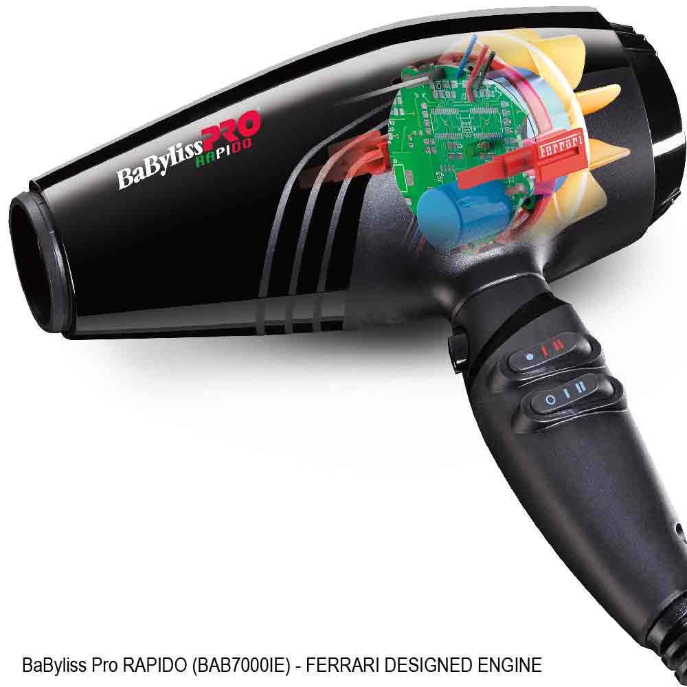 Babyliss Pro RAPIDO Haartrockner Ultra Light (BAB7000IE)