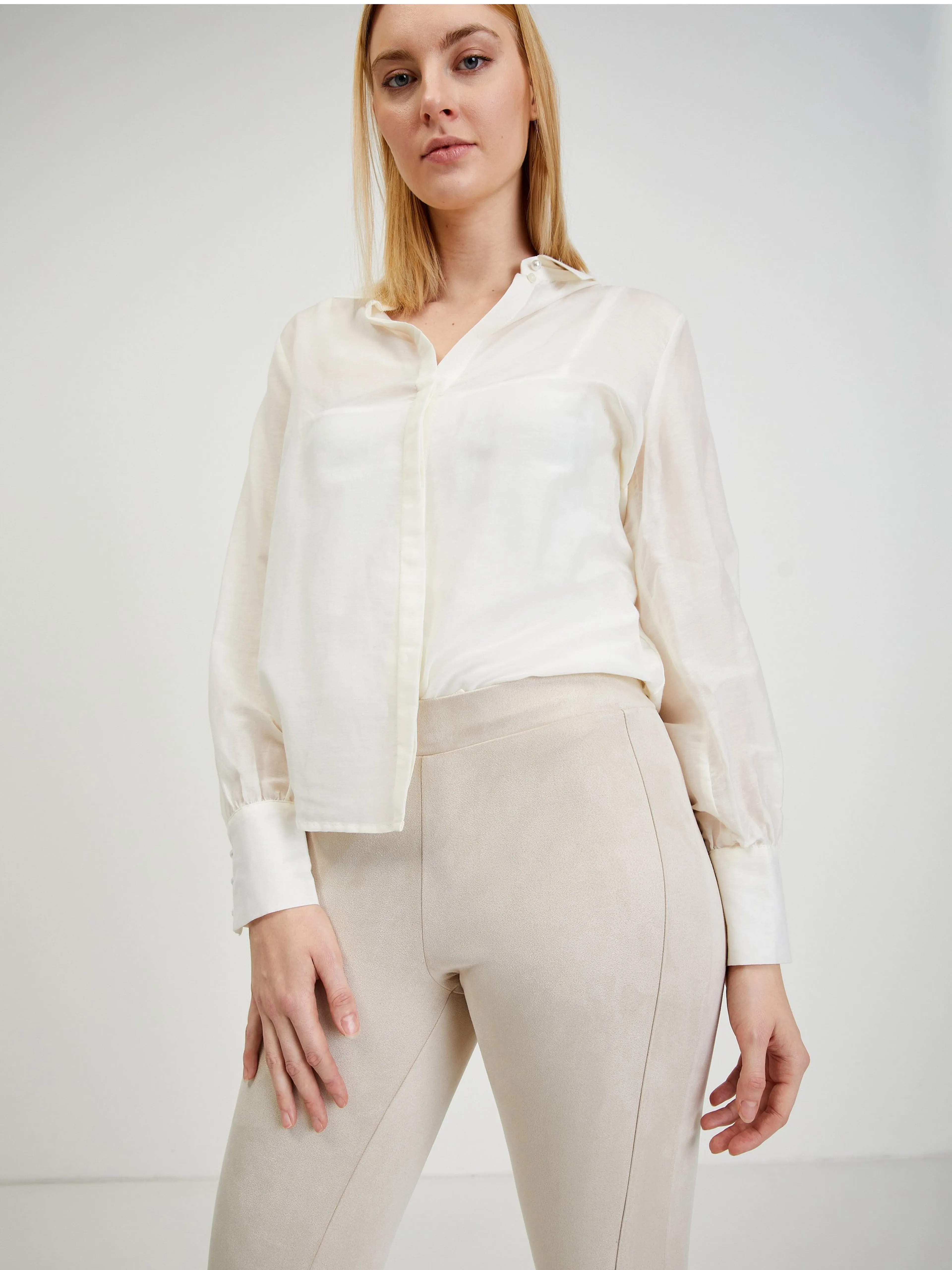 Beigefarbene Damenhose ORSAY