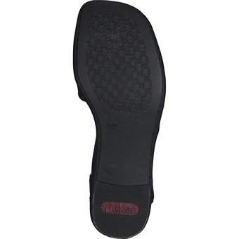 Rieker Sandale in schwarz