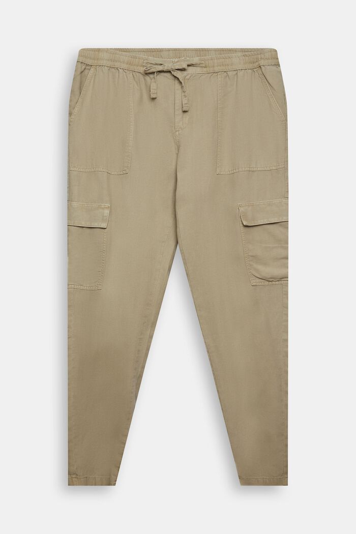 Cargohose aus Materialmix mit TENCEL™