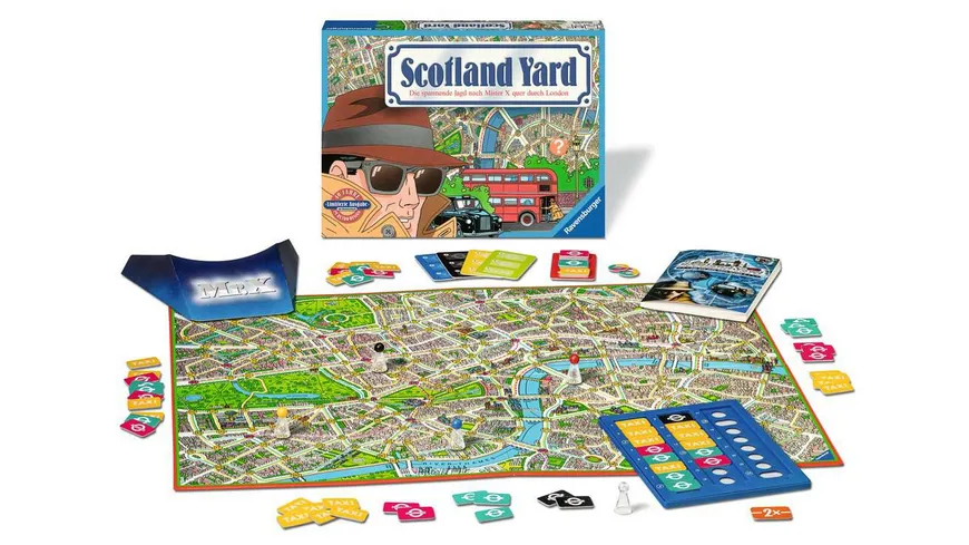 Ravensburger Spiel - Scotland Yard 40 Jahre Jubiläumsedition - im Retro-Design