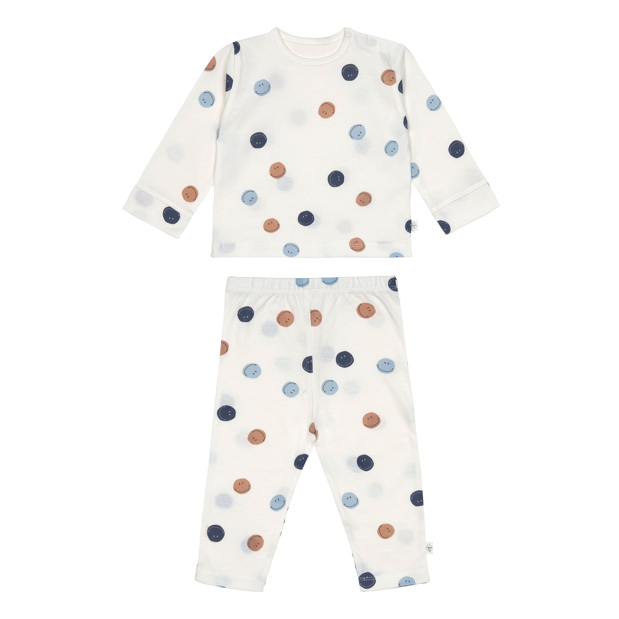 Kinder Pyjama lang - Bio Baumwolle, Smile Milky