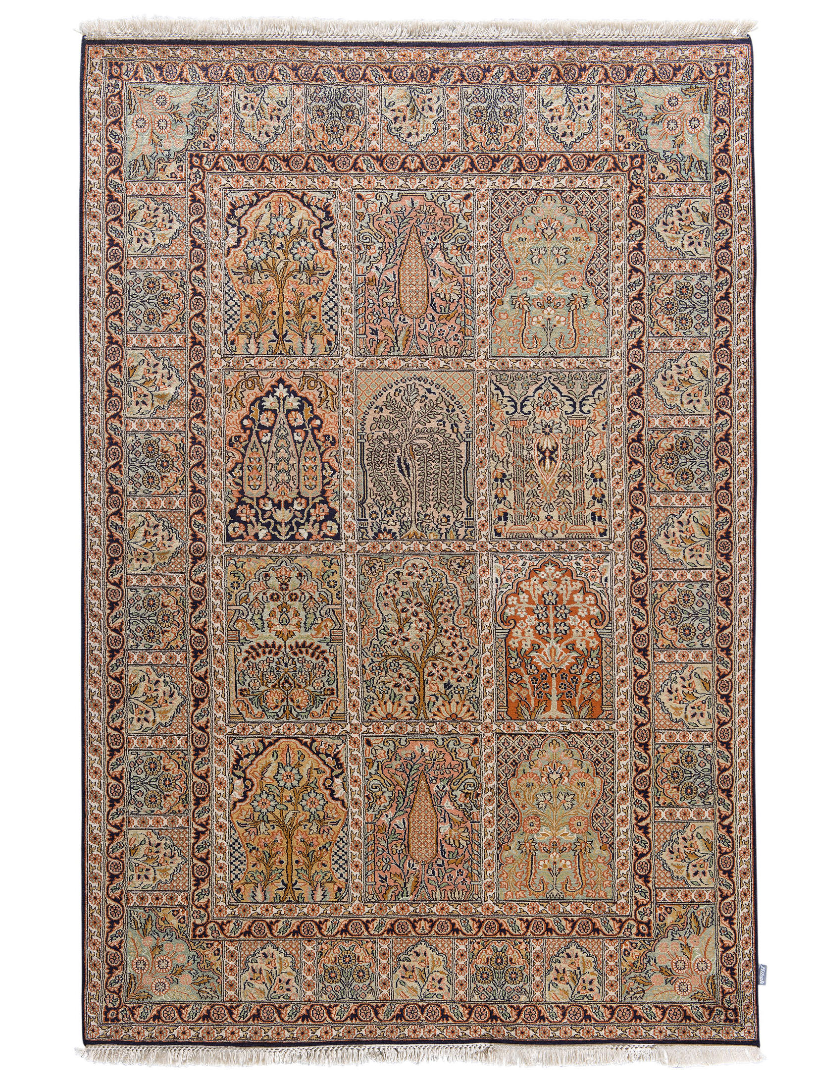 Kaschmir Seide 16/16 ca. 126 x 187 cm, Unikat / Einzelstück