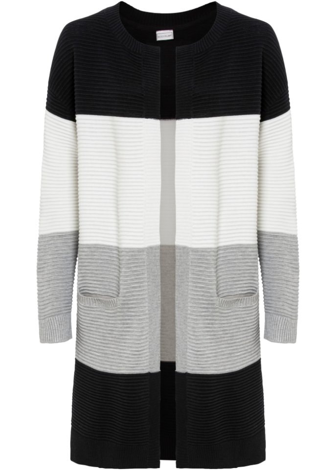 Longstrickjacke