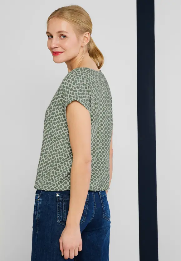 Street One Viskose Bluse mit Muster