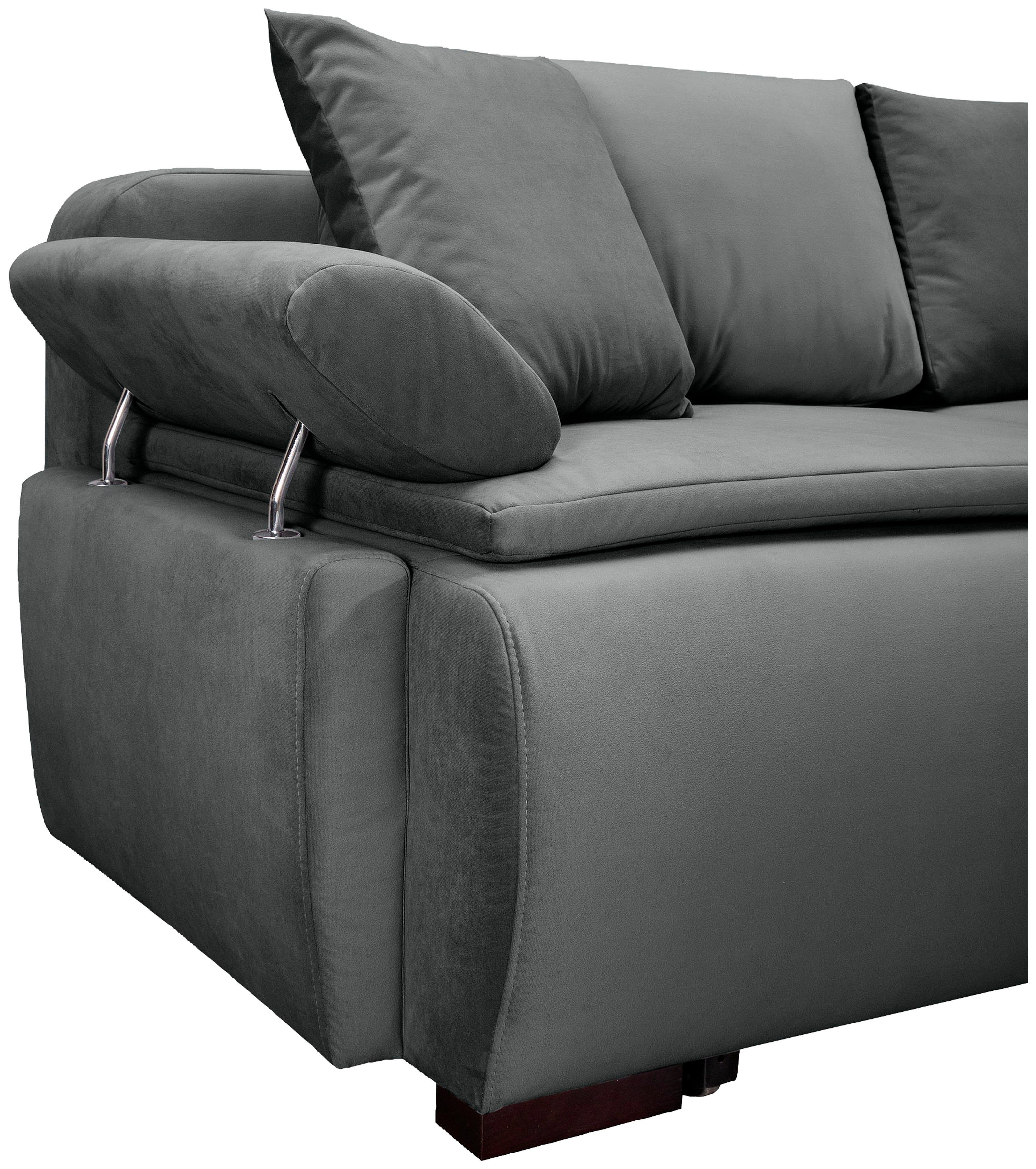 INOSIGN Schlafsofa Romeo, mit Boxspringaufbau, Bettfunktion & Bettkasten, Dauerschlafsofa