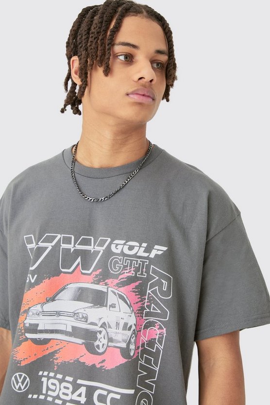 Oversize T-Shirt mit lizenziertem Volkswagen-Print