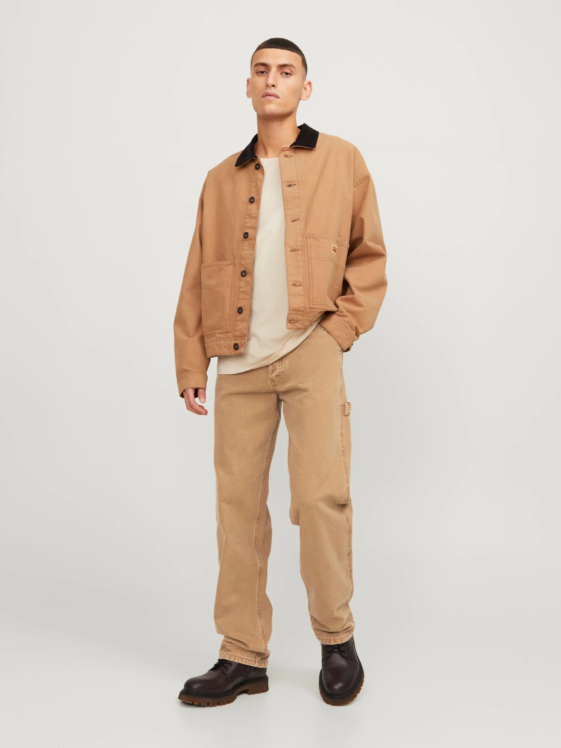 Jack & Jones JJIEDDIE JJCARPENTER - Vaqueros holgados