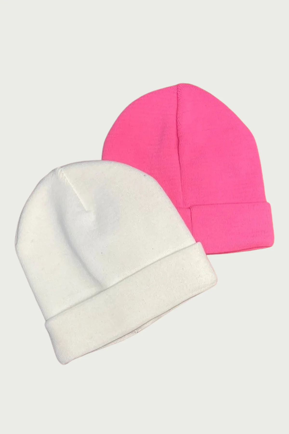 MODAGEN  Baskenmütze 2er-Set Rosa Ecru