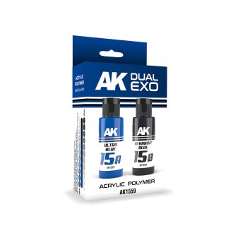 Dual Exo Set 15 - 15A Ultra Blue & 15B Almirant Blue