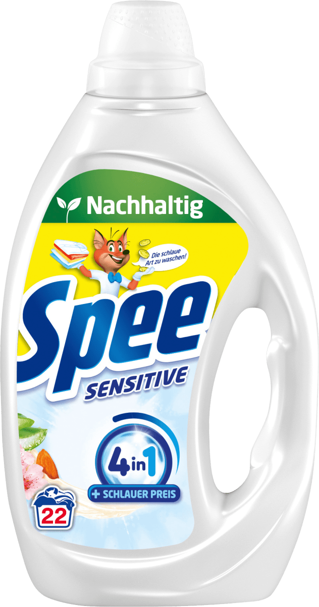 Vollwaschmittel Sensitive Gel, 22 Wl