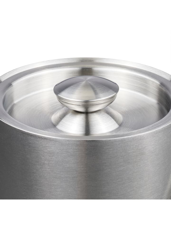 relaxdays Eiswürfelbehälter in Silber - 1,5 Liter günstig kaufen onesize