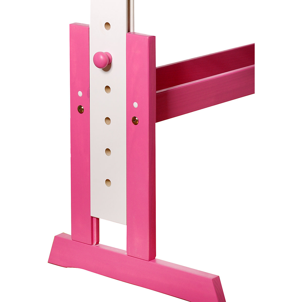 Kinderschreibtisch PIJII, höhenverstellbar, weiß/pink von Inter Link