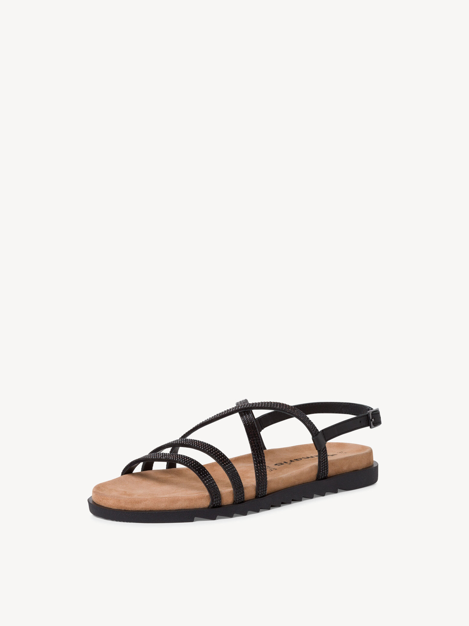 Sandale en cuir - noir