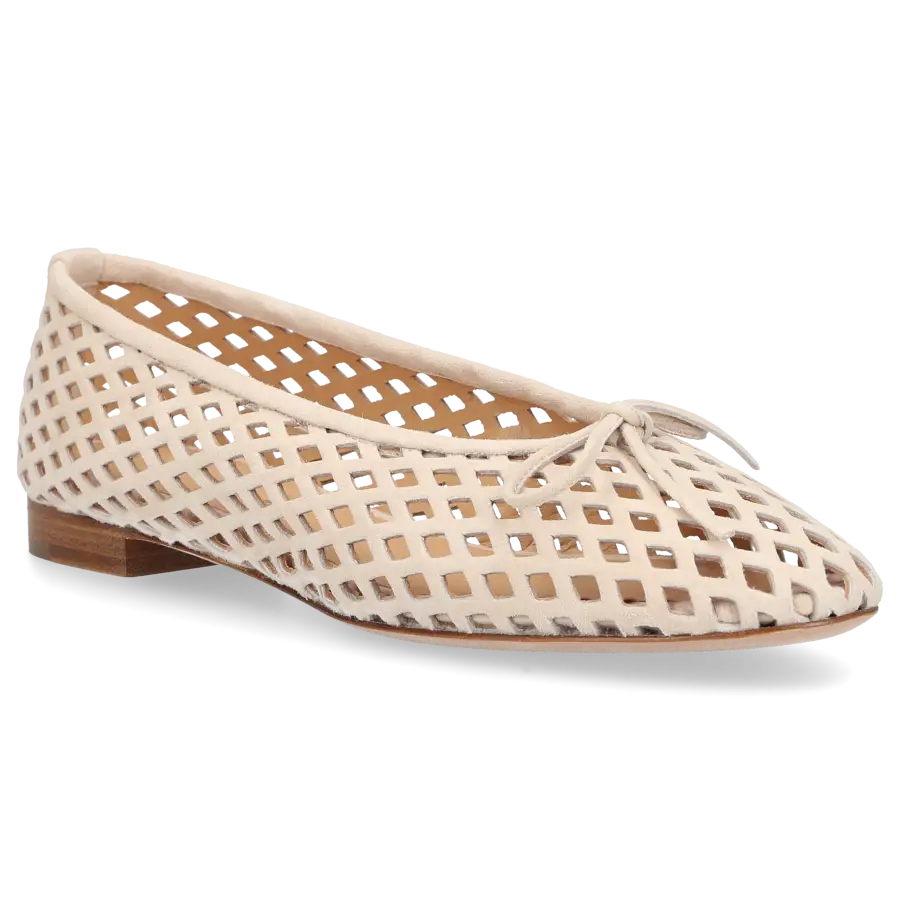 Unützer - Ballerinas 942100 Nubukleder - beige