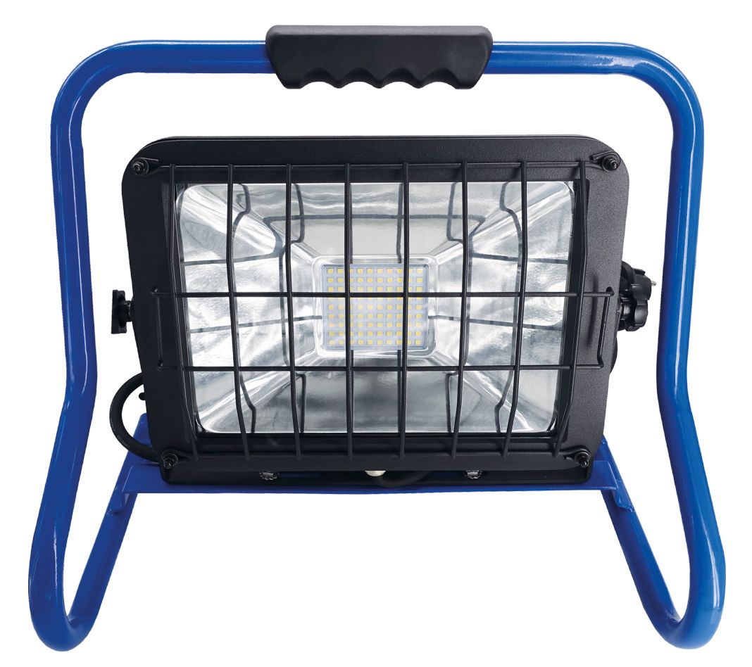 Lampă de lucru LED portabilă Schwabe 46428 Slimline IP44 80W cu cablu H07RN-F 3G1.5 3m
