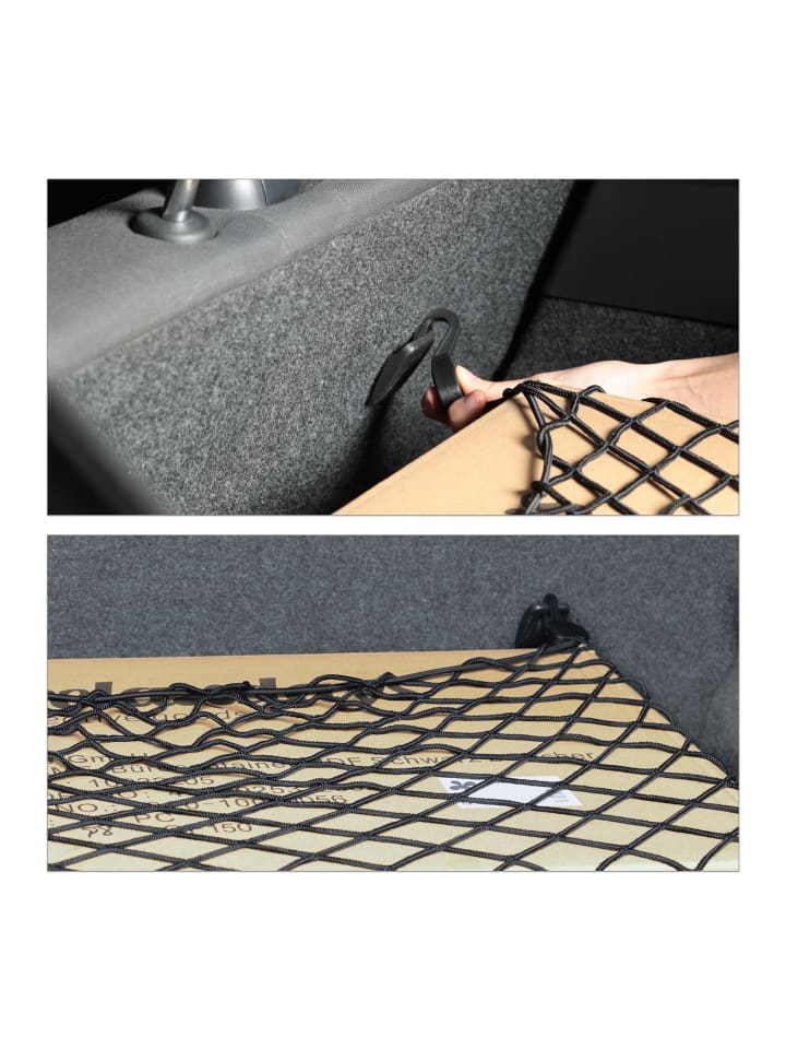 relaxdays Gepäcknetz Kofferraum in Schwarz günstig kaufen onesize