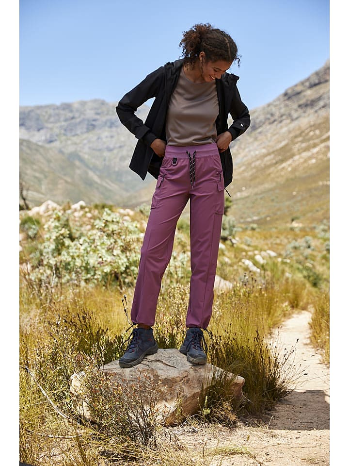 LASCANA ACTIVE Trekkinghose in mauve günstig kaufen 50