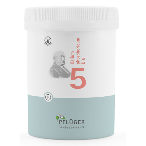 BIOCHEMIE Pflüger 5 Kalium phosphoricum D 6 Tabl.  1000 St  Tabletten