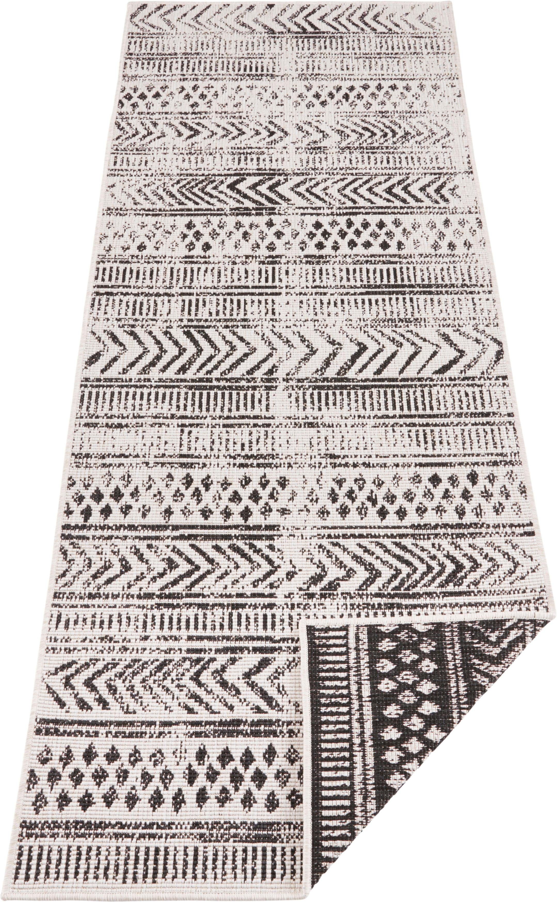 Läufer BIRI, NORTHRUGS, rechteckig, Höhe: 5 mm, In-& Outdoor, Wetterfest, Balkon, Garten, Wohnzimmer, Wasserfest, Boho