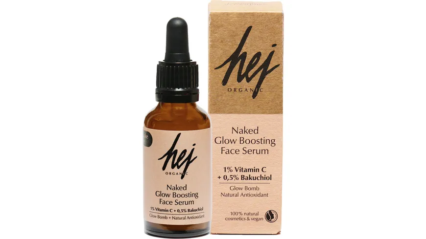 HEJ ORGANIC Serum Gesicht Glow Boosting Naked 30 ml