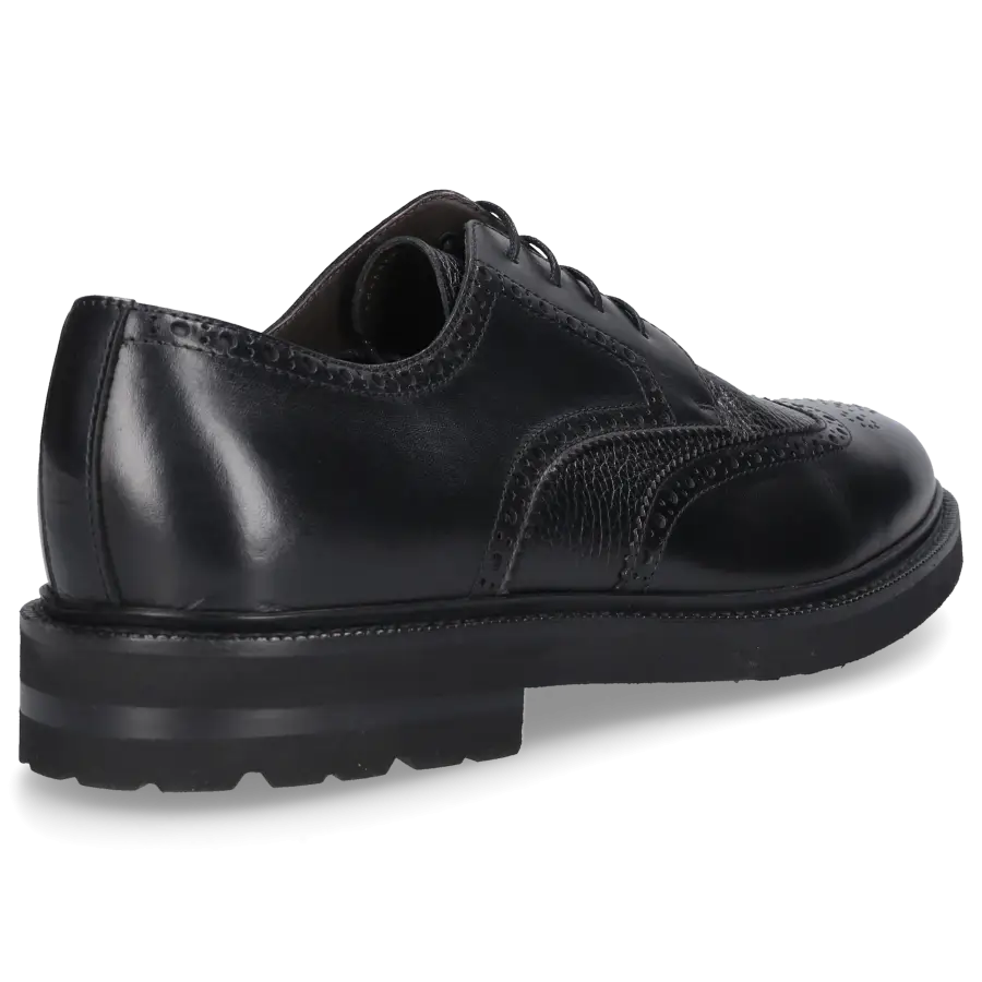 Henderson - Businessschuhe Derby 82216 Kalbsleder - schwarz