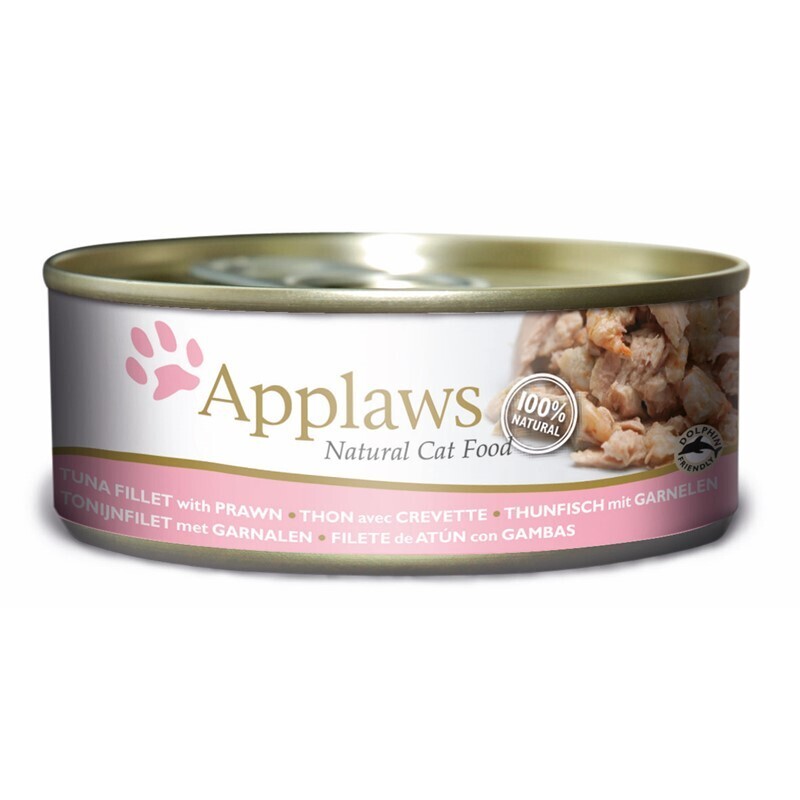 Applaws Ergänzungsfutter & Aufzucht Applaws Adult 24x156g Thunfisch mit Garnelen