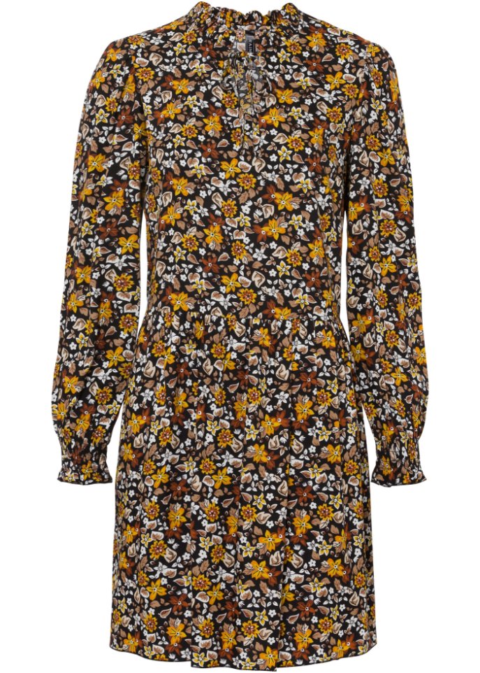Blusenkleid mit Blumenprint aus nachhaltiger Viskose