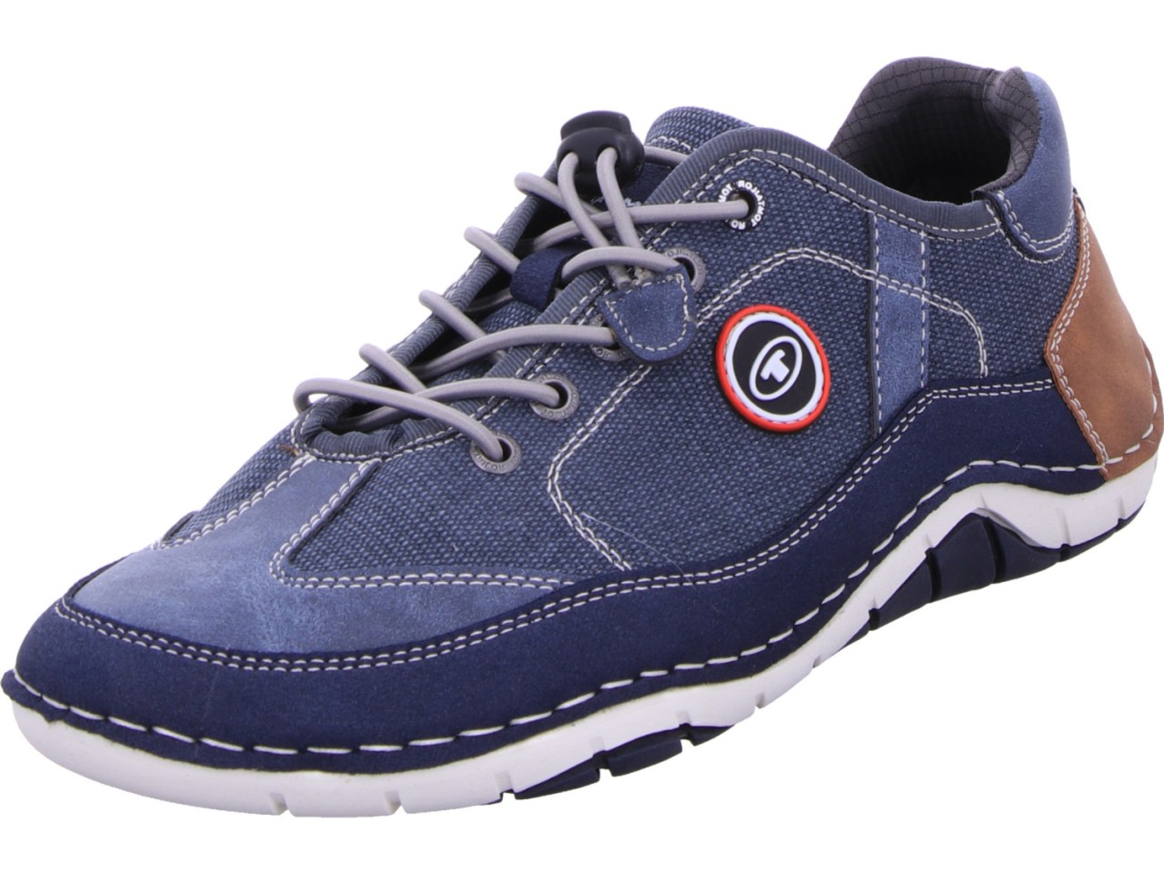 SUPREMO Komfort Slipper blau